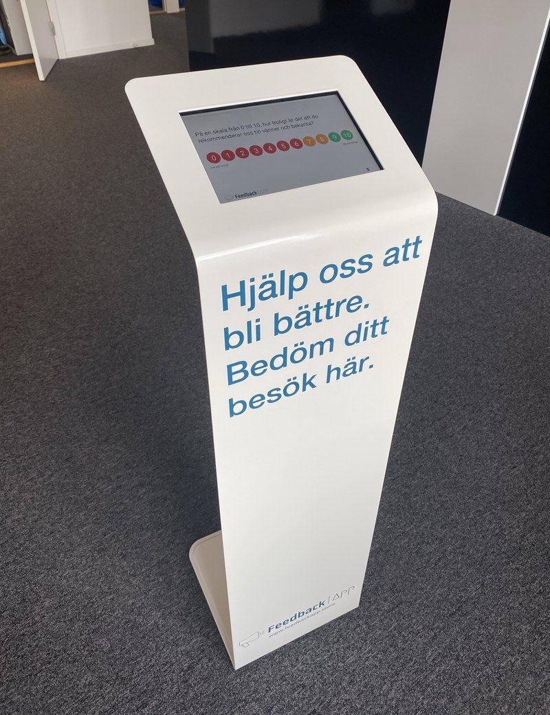 Feedback App kiosk